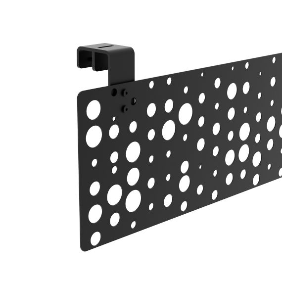 MASA BIROU ADAM 1380X680 CU ECRAN PERFORAT DREPTUNGHIULAR 1240X245