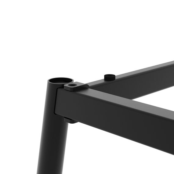 MASA BIROU SAGA 1380X680 CU ECRAN PERFORAT TRAPEZOIDAL 981X317