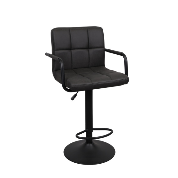 SCAUN BAR SB-042 BLACKPU+BLACK LEG