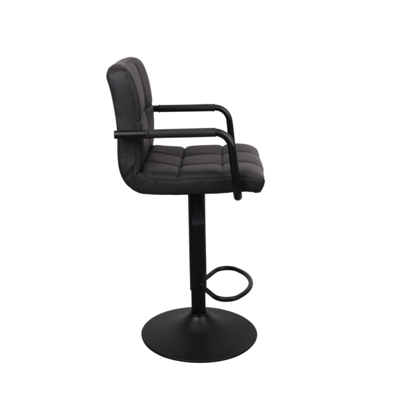 SCAUN BAR SB-042 BLACKPU+BLACK LEG