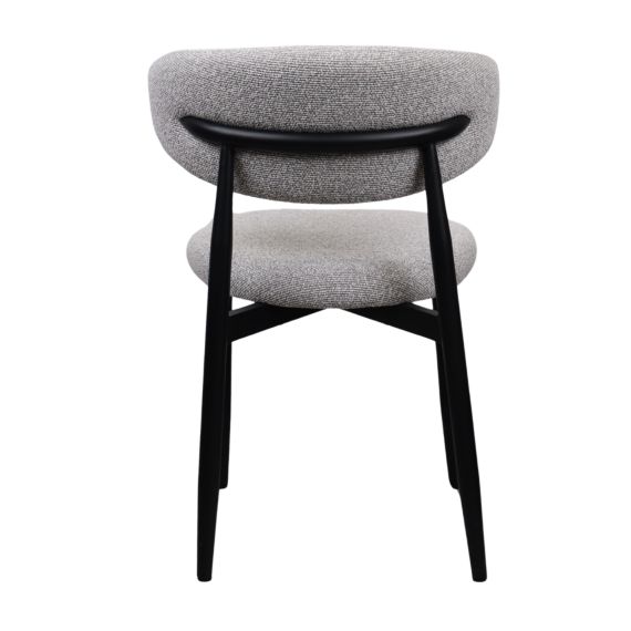 SCAUN MERIDIAN GREY+BLACK LEGS