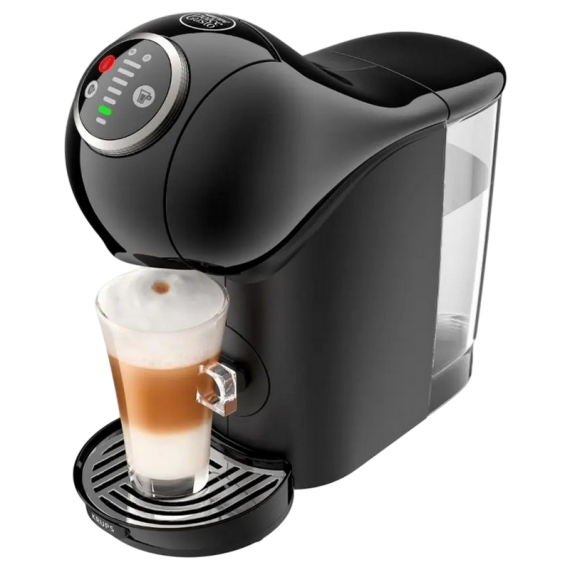 CAFETIERA CU CAPSULE KRUPS GENIO S PLUS + CAPSULE NESCAFE DOLCE GUSTO NEGRU