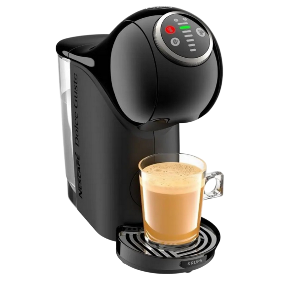 CAFETIERA CU CAPSULE KRUPS GENIO S PLUS + CAPSULE NESCAFE DOLCE GUSTO NEGRU