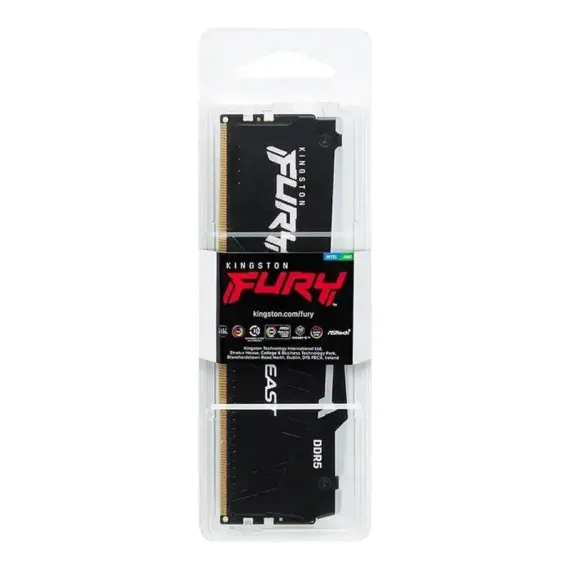 ОПЕРАТИВНАЯ ПАМЯТЬ KINGSTON FURY BEAST RGB, DDR5 SDRAM, 5600 МГЦ, 32 ГБ, KF556C36BBEA-32