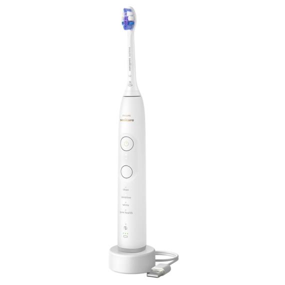 ЭЛЕКТРИЧЕСКАЯ ЗВУКОВАЯ ЗУБНАЯ ЩЕТКА ДЛЯ ВЗРОСЛЫХ PHILIPS HX7429/02 БЕЛЫЙ | ЧЁРНЫЙ