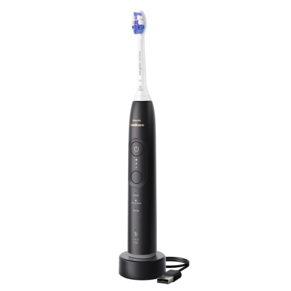 ЭЛЕКТРИЧЕСКАЯ ЗВУКОВАЯ ЗУБНАЯ ЩЕТКА ДЛЯ ВЗРОСЛЫХ PHILIPS HX7411/02 ЗЕРКАЛЬНО-ЧЁРНЫЙ