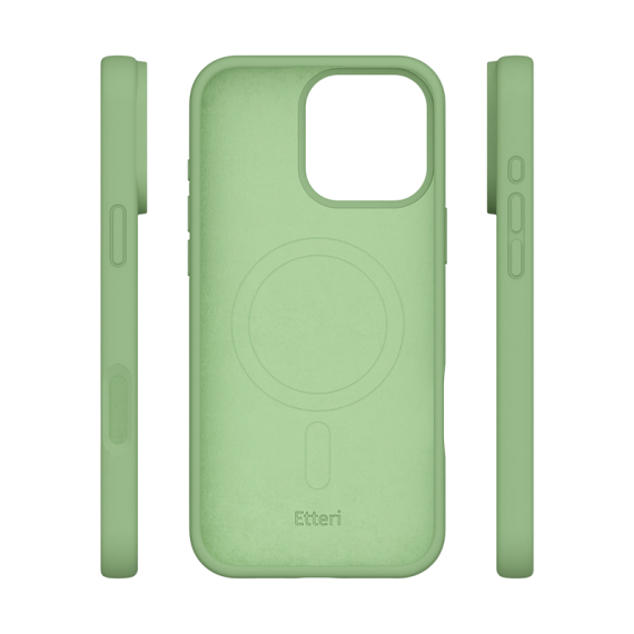 ЧЕХОЛ ETTERI APPLE IPHONE 16 PRO MAX MAGSAFE СВЕТЛО-ЗЕЛЁНЫЙ