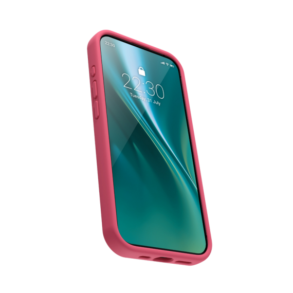 ЧЕХОЛ ETTERI APPLE IPHONE 16 SILICONE MAG RASPBERRY