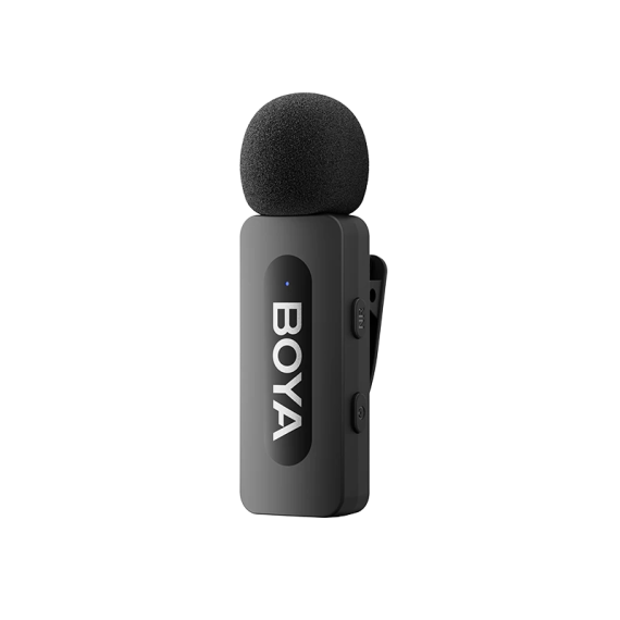 ПОРТАТИВНЫЙ ЗАПИСЫВАЮЩИЙ МИКРОФОН BOYA BY-V20 V2.0 БЕСПРОВОДНОЙ ЧЕРНЫЙ
