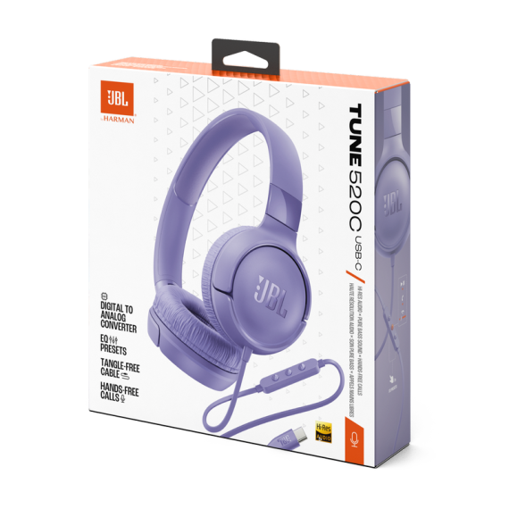 НАУШНИКИ JBL TUNE 520C ФИОЛЕТОВЫЙ