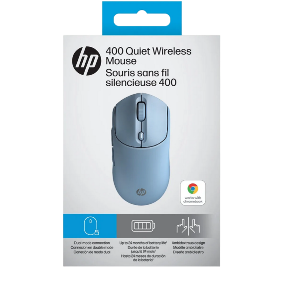 МЫШЬ HP 400 QUIET БЕСПРОВОДНОЕ СИНЯЯ ПОЛНОЧЬ
