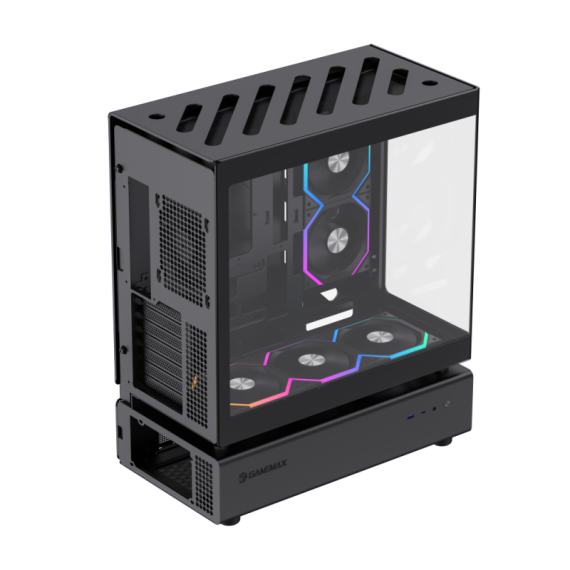 CARCASĂ PC GAMEMAX N80 BK MIDI-TOWER NEGRU