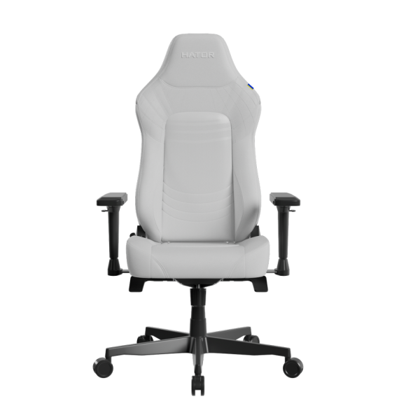 SCAUN GAMING HATOR DARKSIDE 3L PRO PU PIELE ALB