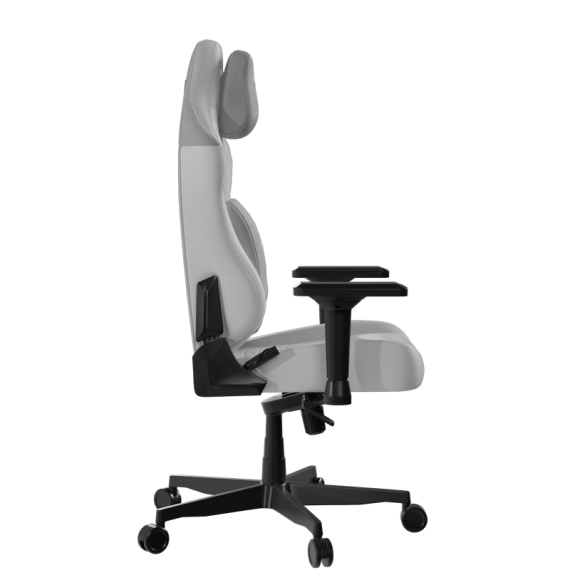 SCAUN GAMING HATOR DARKSIDE 3L PRO PU PIELE ALB