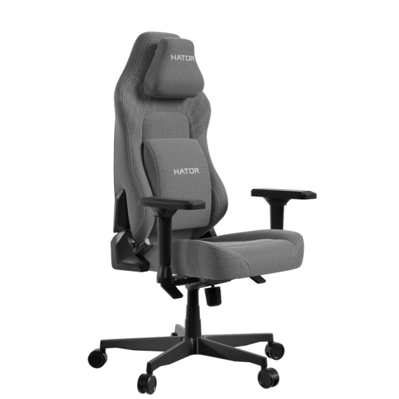 ИГРОВОЕ КРЕСЛО HATOR DARKSIDE 3L PRO ТКАНЬ СЕРЫЙ