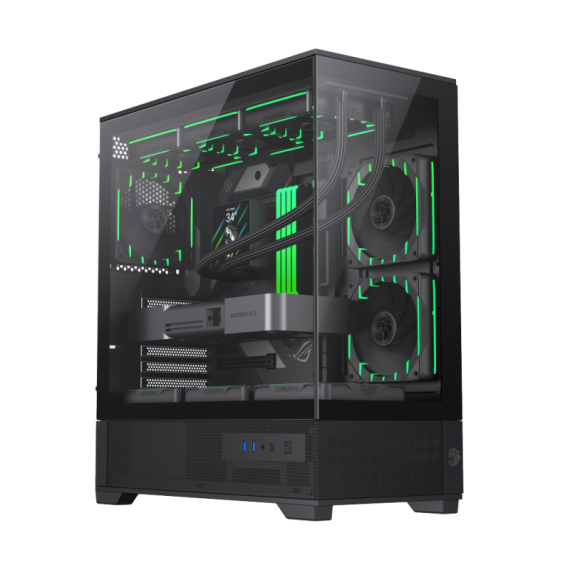 КОМПЬЮТЕРНЫЙ КОРПУС GAMEMAX VISTA 2 AB MIDI-TOWER ЧЕРНЫЙ