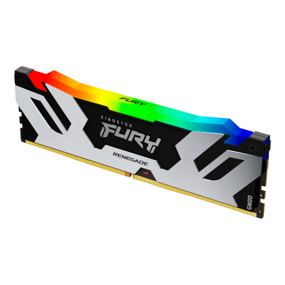 ОПЕРАТИВНАЯ ПАМЯТЬ KINGSTON FURY RENEGADE RGB FURY RENEGADE RGB 16 ГБ ЧЕРНЫЙ/СЕРЕБРИСТЫЙ