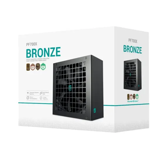 БЛОК ПИТАНИЯ ДЛЯ КОМПЬЮТЕРОВ DEEPCOOL GAMERSTORM PF700X ATX ЧЕРНЫЙ