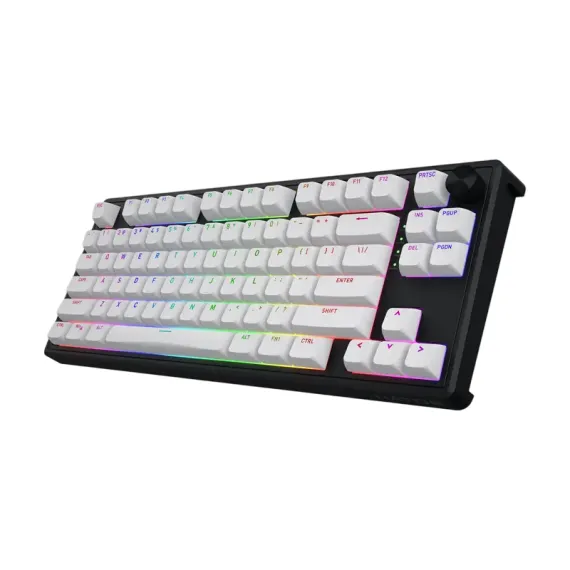 TASTATURĂ HATOR SKYFALL 80 MAG ULTRA 8K, CU FIR, NEGRU | ALB