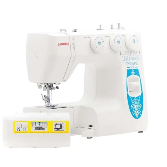 MAȘINĂ DE CUSUT JANOME ESCAPE V-30 ALB