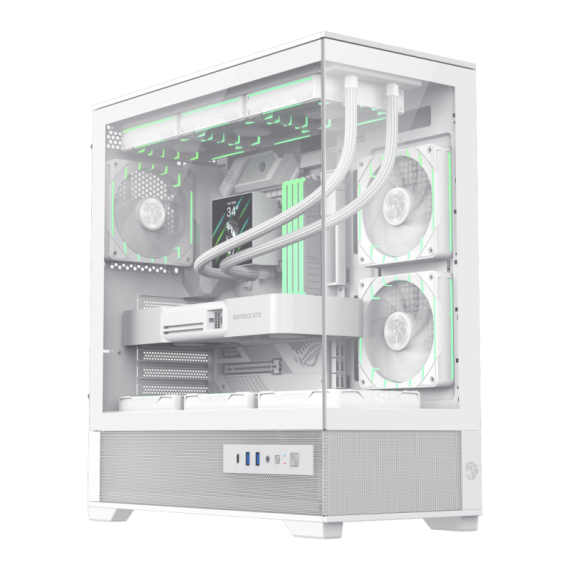 КОМПЬЮТЕРНЫЙ КОРПУС GAMEMAX VISTA 2 AW MIDI-TOWER БЕЛЫЙ