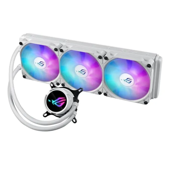 КУЛЕР ДЛЯ ПРОЦЕССОРА ASUS ROG STRIX LC III 360 ARGB LCD WHT 120 ММ