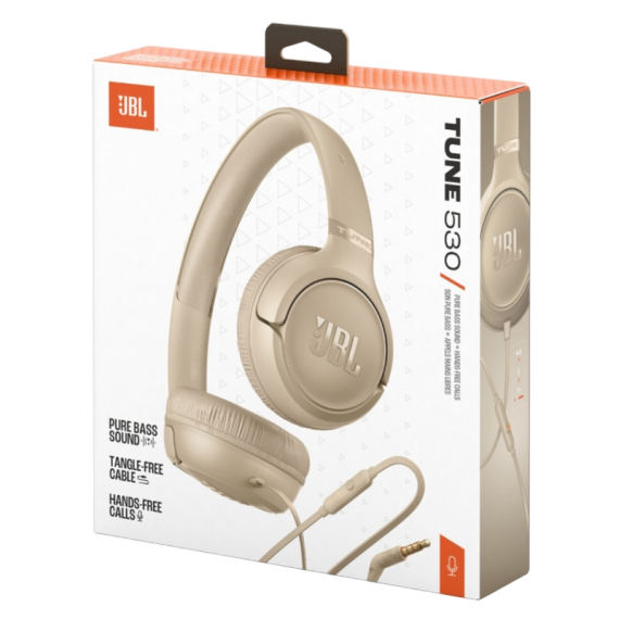 CĂȘTI JBL T530 BEJ