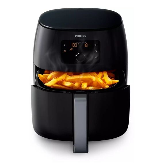 FRITEUZĂ CU AER CALD PHILIPS HD9650/90 NEGRU