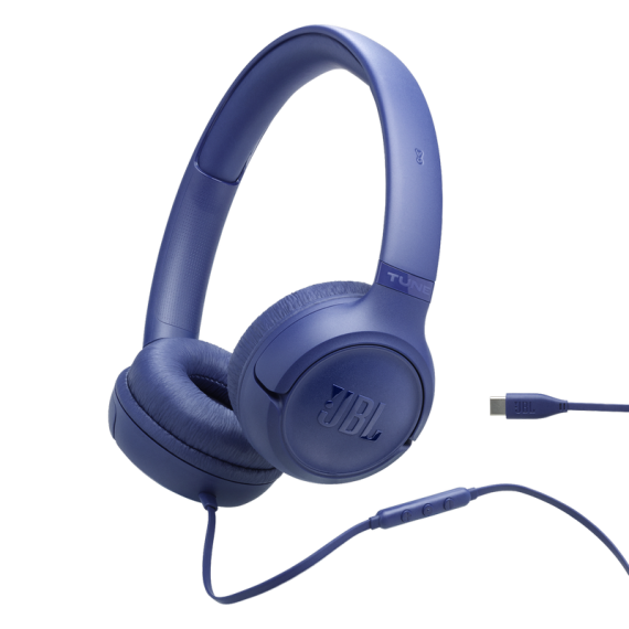 НАУШНИКИ JBL T530C СИНИЙ