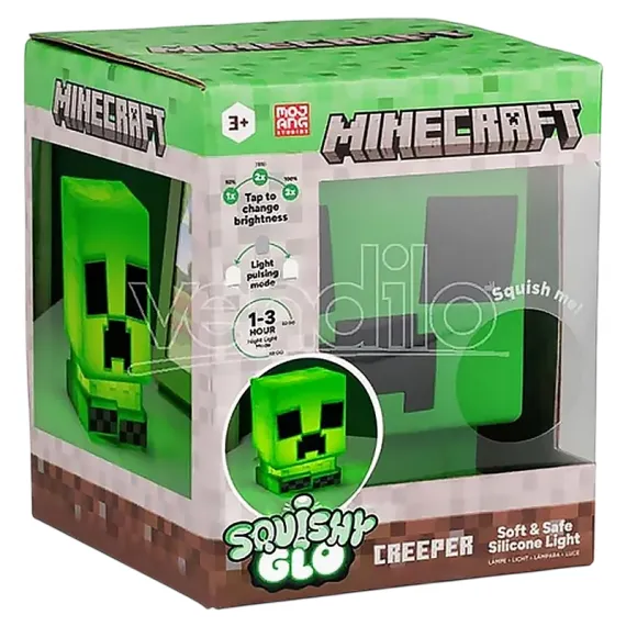 ЦИФРОВОЙ БУДИЛЬНИК PALADONE CREEPER SQUISHYGLO