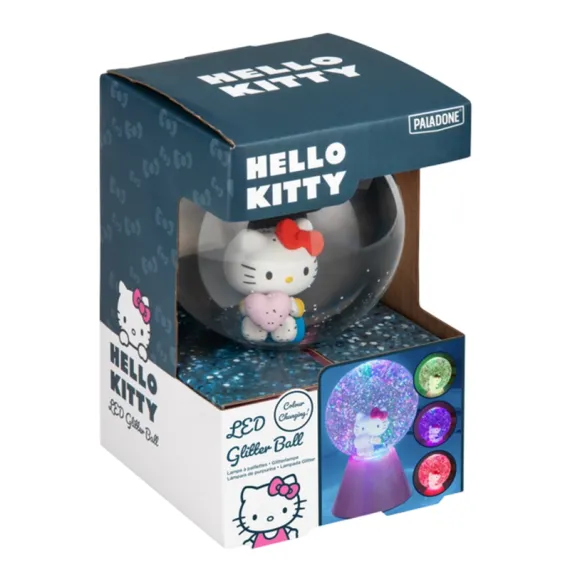 НОЧНИК PALADONE HELLO KITTY LED GLITTER BALL МНОГОЦВЕТНАЯ