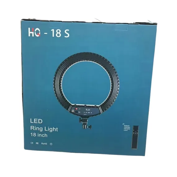 LAMPĂ CIRCULARĂ SELFIE RING LIGHT HQ-18S NEGRU