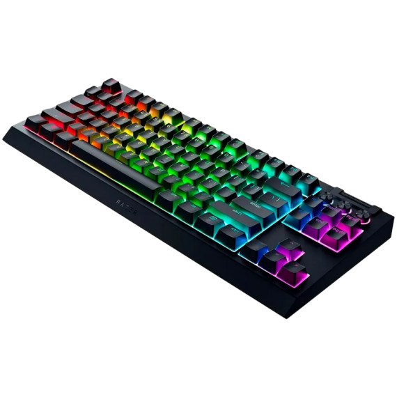 КЛАВИАТУРА RAZER BLACKWIDOW V4 TENKEYLESS HYPERSPEED МЕХАНИЧЕСКИЙ ЧЕРНЫЙ