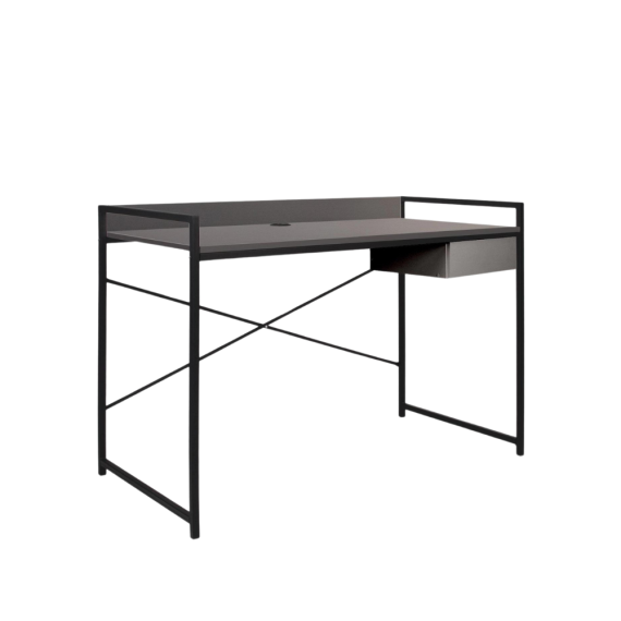 MASA OXFORD CU SERTAR, NEGRU (1160X610X750/830 GRI)