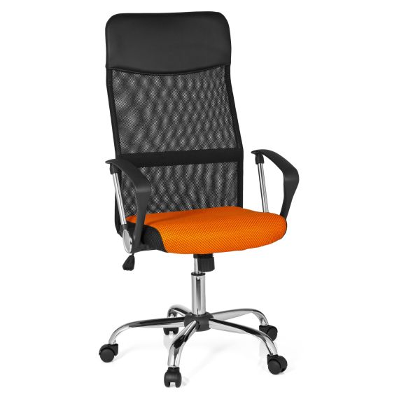 FOTOLIU BIROU F-63 BLACK+ORANGE