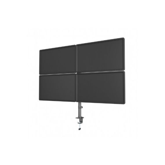 РЕГУЛИРУЕМЫЙ НАСТОЛЬНЫЙ КРОНШТЕЙН ДЛЯ 4 МОНИТОРОВ 13”-32”  GEMBIRD MA-D4-01