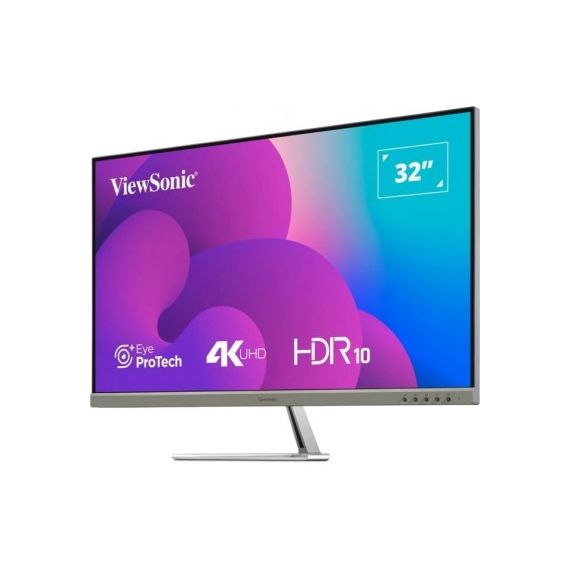 31.5” МОНИТОР VIEWSONIC VX3276-4K-MHD-2 / 4K / 4MS / SILVER/BLACK