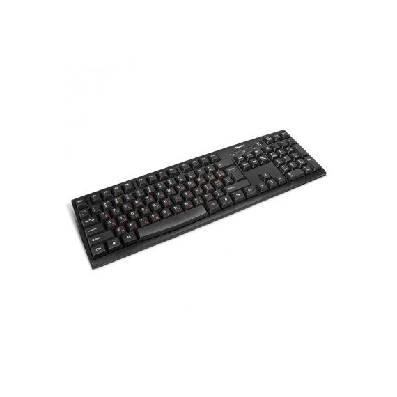 SVEN STANDARD 304 USB+HUB, KEYBOARD, USB 2.0 HUB 1-PORT, BLACK