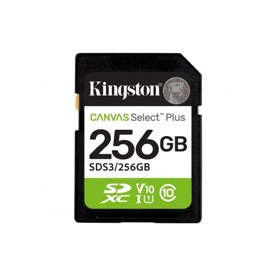 КАРТА ПАМЯТИ SD 256GB KINGSTON CANVAS SELECT PLUS, 150MB/S