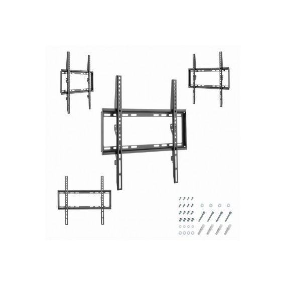 НАСТЕННОЕ КРЕПЛЕНИЕ ДЛЯ ТЕЛЕВИЗОРА (ФИКСИРОВАННОЕ) 32”-55” GEMBIRD ”WM-55F-04”, BLACK