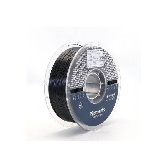 GEMBIRD HIGH SPEED ABS FILAMENT, BLACK, 1.75 MM, 1 KG