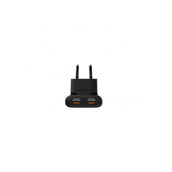USB-ЗАРЯДНОЕ УСТРОЙСТВО VERBATIM FOLD 'N' GO GAN CHARGER 65W / DUAL USB-C/ BLACK
