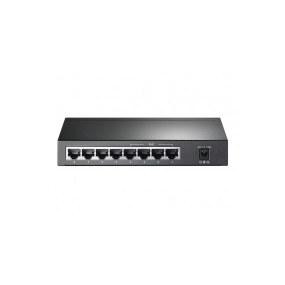 TP-LINK TL-SG1008P, 8-PORT GIGABIT DESKTOP POE SWITCH, 8 GIGABIT RJ45 PORTS INCLUDING 4 POE PORTS, 53W POE POWER SUPPLY, STEEL CASE