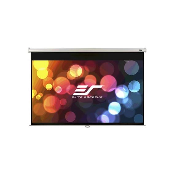 ELITE SCREENS 128"(16:10) 275X172CM MANUAL PULL DOWN SCREEN, WHITE