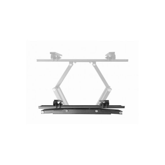 FULL-MOTION TV-WALL MOUNT FOR 32 -55”- GEMBIRD ”WM-55ST-04”, ALLOWS UP TO 60 DEGREES SWIVEL AND 20 DEGREES TILTING, MAX. 35 KG, DISTANCE TO WALL: 78 - 400 MM, MAX. VESA 400 X 400, BLACK