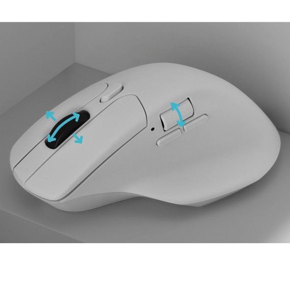 MOUSE KEYCHRON M6 WIRELESS MOUSE WHITE M6-A3