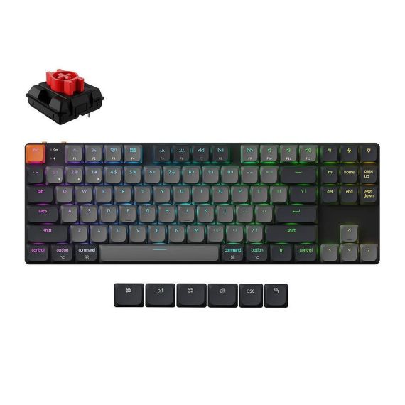 TASTATURA MECANICA KEYCHRON K1 VERSION6 QMK WIRELESS CUSTOM MECHANICAL