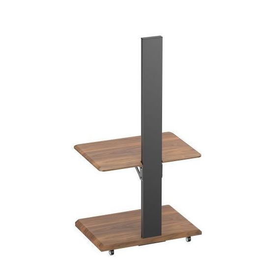 LUMI HGB01-1S MOBILE FLOOR STAND WITH DUAL SHELF