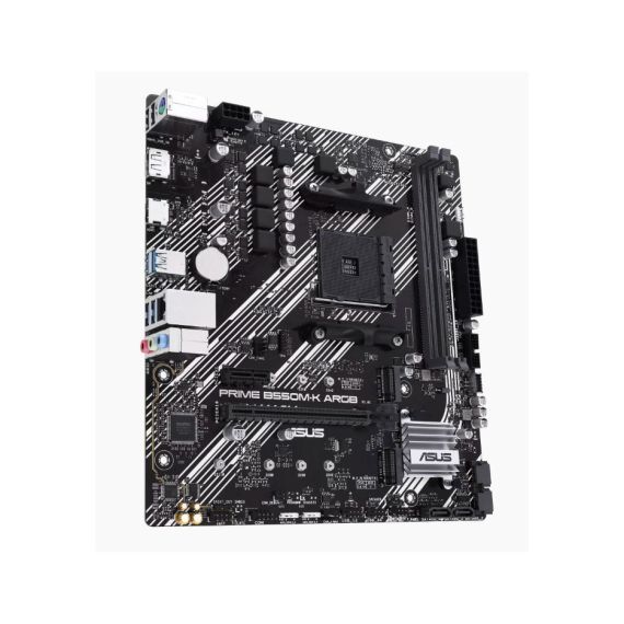 МАТЕРИНСКАЯ ПЛАТА ASUS PRIME B550M-K ARGB AMD B550