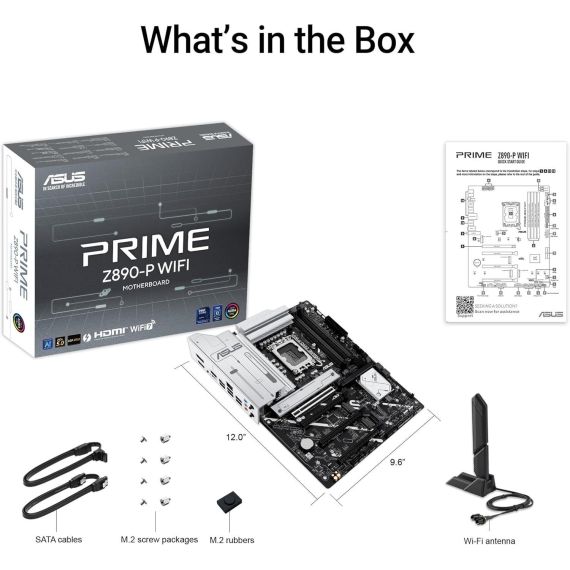 МАТЕРИНСКАЯ ПЛАТА ASUS PRIME Z890-P WIFI INTEL Z890